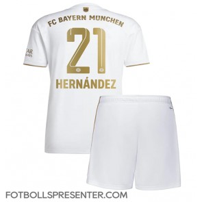 Bayern Munich Lucas Hernandez #21 Bortatröja Barn 2022-23 Kortärmad (+ korta byxor)